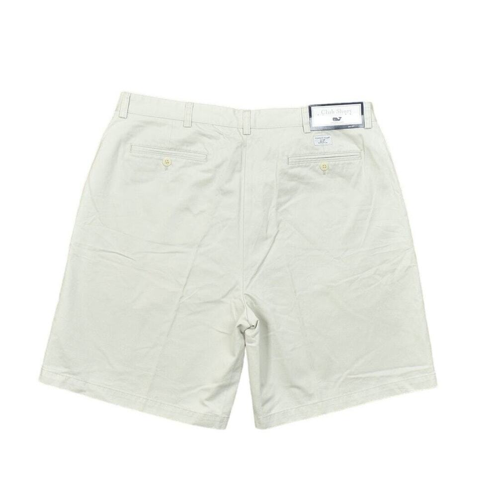 Vineyard Vines Men’s Flat Front Shorts in Light Cream